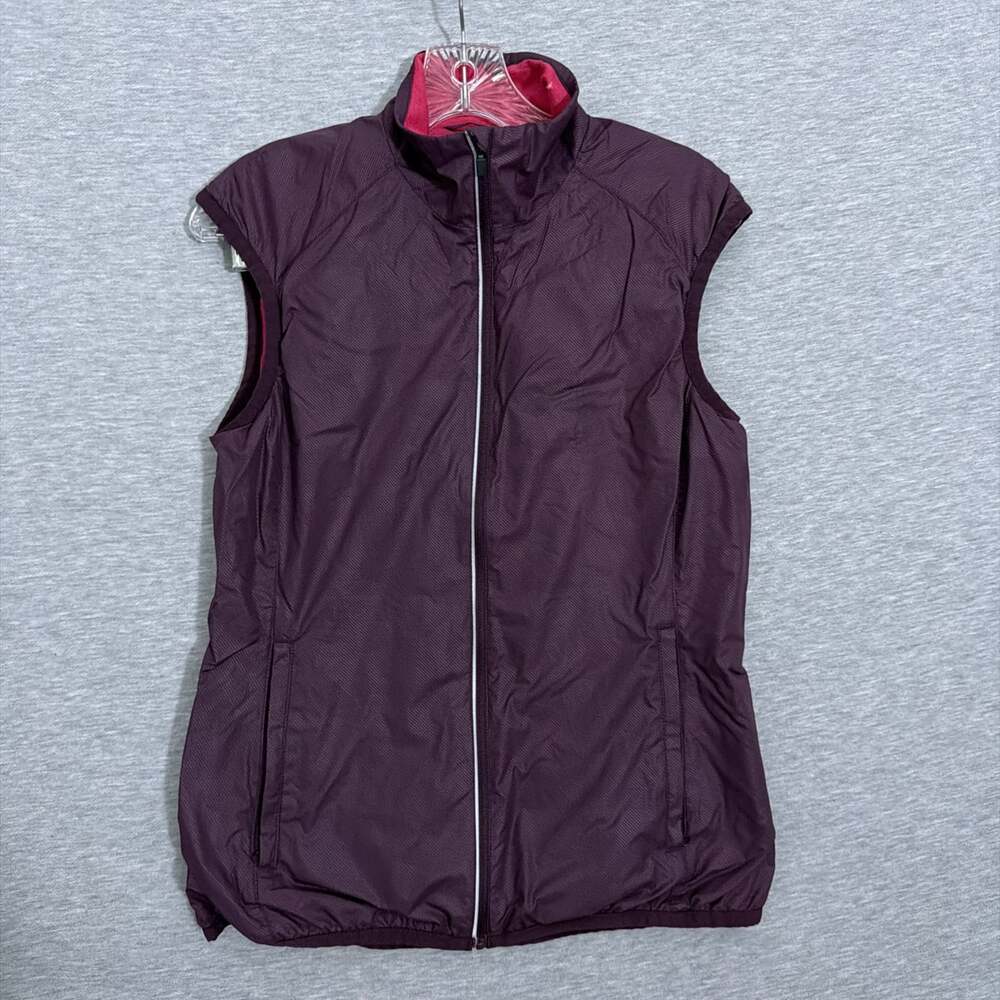 Icebreaker Merino Women's Medium Cool-Lite Wool Lined Outdoors Full Zip Vest